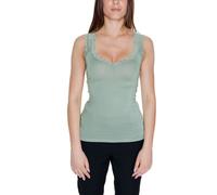Vero Moda - Débardeur Vert en Viscose Printemps/Été - Femme - Tops - Vert - Taille: 42 FR