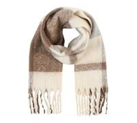VERO MODA Écharpe 'VMIvy' beige / marron / gris clair, Taille One Size