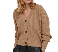 Vero Moda Femme Cardigan Vmlea Ls V-neck Cuff Cardigan Noos, Nomad., M