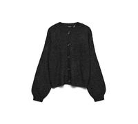 VERO MODA Femme O-Neck Vmlea Noos Cardigan À Col Rond, Noir, XL EU