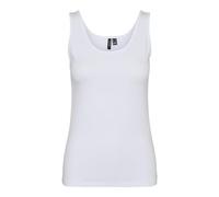 VERO MODA Femme Tank Top Vmlulu UU JRS GA Noos Débardeur, Blanc Éclatant., M EU