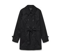 VERO MODA Femme Trenchcoat Vmchelsea Olivia Trench Noos, Noir, M EU