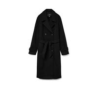 Vero Moda Fortunevega Long Trench Coat Noir L Femme