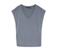 VERO MODA Femme V-Neck Tee Vmfilli GA Noos T-Shirt À Col en V, Tempête, L EU