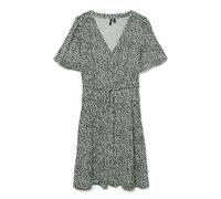 VERO MODA Femme Vmalba Courte WVN Noos Robe, Laurel Wreath/AOP:Joey Dot, L EU