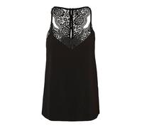 Vero Moda Ana Lace Sleeveless T-shirt Noir XL Femme