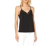 Vero Moda Ana Lace Sleeveless T-shirt Noir M Femme