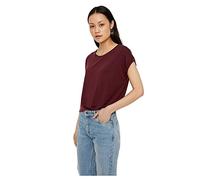 Vero Moda Femme Vmava Plain Top Ga Noos Blouse, Rouge (Port Royale Port Royale), S EU