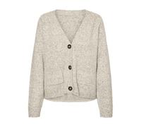 Vero Moda Femme Vmboom Ls Noos Boutonné À Col en V Cardigan, Bouleau/Détail : Mélange., XS EU