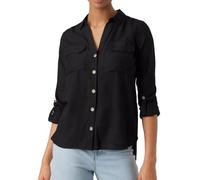 VERO MODA Femme Vmbumpy L/S Shirt New Noos Blouse, Noir, XL EU