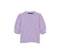 Vero Moda Femme Vmdoffy 2/4 O-Neck Pullover GA Noos Sweater, Orchid Bloom/Détail : Mélangé, M EU