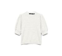 Vero Moda Femme Vmdoffy GA Noos À Col Rond 2/4 Pull en Tricot, Blanc Neige - Détails : Mélangé, S EU