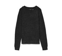 Vero Moda Femme Vmdoffy O-Neck Blouse Noos Pull, Noir (Black Detail: Melange), L EU