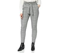 Vero Moda High Waist Paperbag Check Pants Gris S / 30 Femme