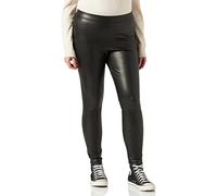 VERO MODA Femme Vmgana Mw Pl Noos Leggings, Noir, M / 30L EU