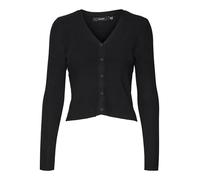 VERO MODA Femme Vmglory Noos À Col en V Cardigan, Noir, M EU