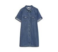 Vero Moda Robe courte Jennie manches longues denim bleu Femme S