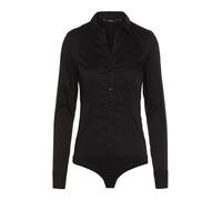 Vero Moda Lady String Long Sleeve Body Noir M Femme