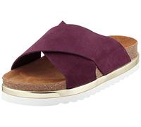 Vero Moda Femme Vmlisa Leather Sandal Romaines, Rouge (Fig), 40 EU