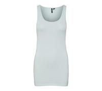 VERO MODA Femme Vmlulu Long Tank Top JRS GA Noos Haut, Gris Brumeux, S EU