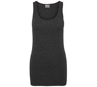 Vero Moda Femme Vmmaxi My Soft Long Tank Top Noos D bardeur, Gris (Dark Grey Melange), M EU