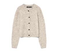 VERO MODA Femme Vmnovah Ls O-Neck Button Noos Cardigan, Birch, L EU