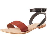 VERO MODA Femme Vmstine Leather Sandal Bride de Cheville, henné Rouge, 37 EU