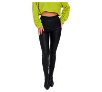 Vero Moda Femme Vmstorm Hr Pl Cut Noos Leggings, Noir, L EU