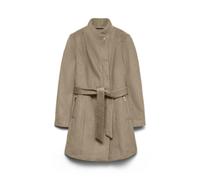 Vero Moda Femme VMTWODOPE BELT 3/4 JACKET GA NOOS Jacket, Silver Mink/Detail:MELANGE, S