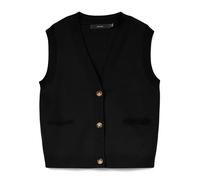 VERO MODA Gilet 'SABA' marron / noir, Taille XS