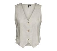 VERO MODA Gilet 'VMMYMILO' gris argenté, Taille XS