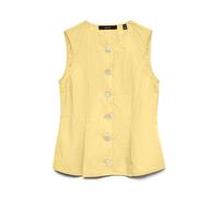 VERO MODA Gilet 'VMSELMA' jaune, Taille S