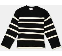 Vero Moda Girl Pull-over 'VMSABA' écru / noir, Taille 122-128