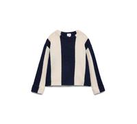 Vero Moda Girl Pull-over 'VMJOJO' marine / blanc, Taille 158-164