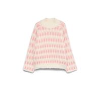 Vero Moda Girl Pull-over 'VMLisa' rose clair / blanc cassé, Taille 134-140