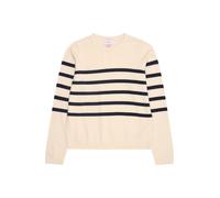 Vero Moda Girl Pull-over 'VMSaba' crème / noir, Taille 122-128