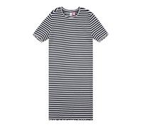 Vero Moda Girl Robe 'VMVIO' bleu marine / blanc, Taille 122