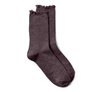 VERO MODA Glitter Socks Vmmagic Chaussettes à Paillettes Noos, Vin, Taille Unique Femmes