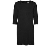 VERO MODA Glory - Robe - String - Manches 3/4 - Femme - Noir (Black) - Small (Taille Fabricant: S)