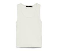 VERO MODA Short Tank Top Vmchloe SL Noos Débardeur Court, Blanche-Neige, XS Femmes
