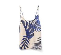 VERO MODA Haut 'VMVINA' bleu / marine / blanc cassé, Taille L