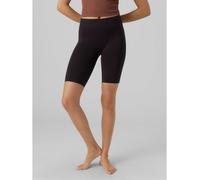 Short sans coutures Taille moyenne noir en nylon Noir L/XL