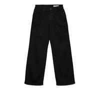 VERO MODA Jean à Coupe Large VMELLY Taille Moyenne Wide Leg Fit Jeans Black M 32 Black M / L32