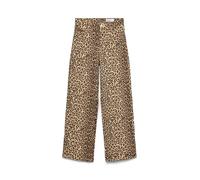 VERO MODA Jean à Coupe Large VMTESSA Taille Haute Wide Leg Fit Jeans Silver Mink 32 32 Silver Mink (US) 32 / L32