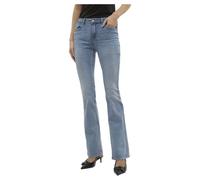 Vero Moda Jean Flash Flared Fit Li371 coupe évasée taille mi-haute Bleu L / 32 Femme
