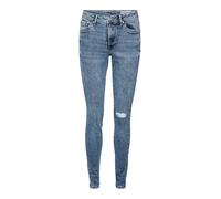 VERO MODA Jean Skinny VMTANYA Taille Moyenne Skinny Fit Jeans Medium Blue Denim S 32 Medium Blue Denim S / L32