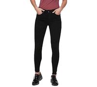 Jean slim Slim Fit Taille moyenne Longueur regular noir en coton modal Noir Taille : L / Longueur : 32