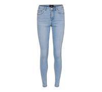 Vero Moda Tanya Normal Waist Slim Piping Jeans Bleu M / 34 Femme