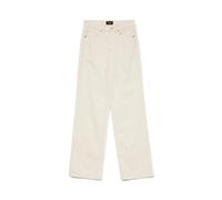 Vero Moda Vmrosa SL Top Noos Pantalon Jean, Ecru, M Femme