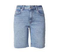 VERO MODA Vmcleo HR Long DNM Shorts Mix Noos, Bleu Jeans Clair, S Femme